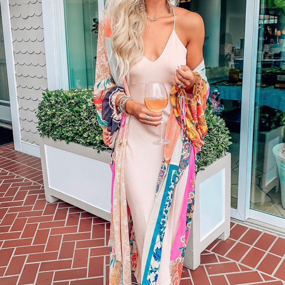 Orange Bohemian Kimono